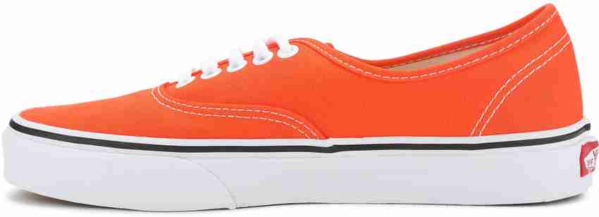 Orange hot sale vans sneakers