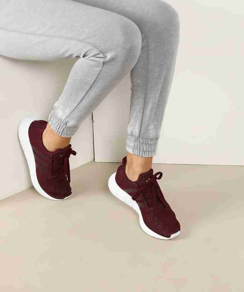 Maroon adidas deals womens