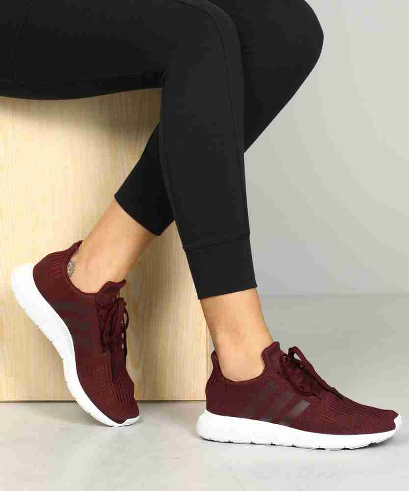 Maroon adidas womens shoes hot sale