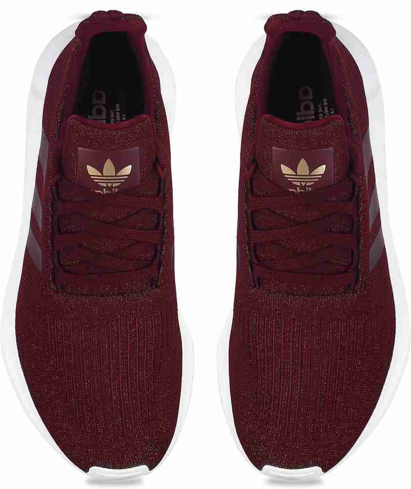 Adidas swift run women's sales burgundy
