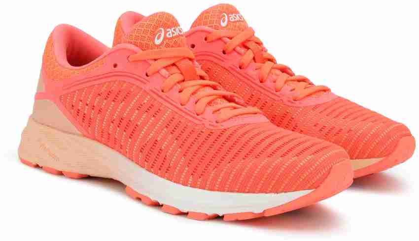 Asics damen dynaflyte 2 laufschuhe flashcoral/white/apricotice top