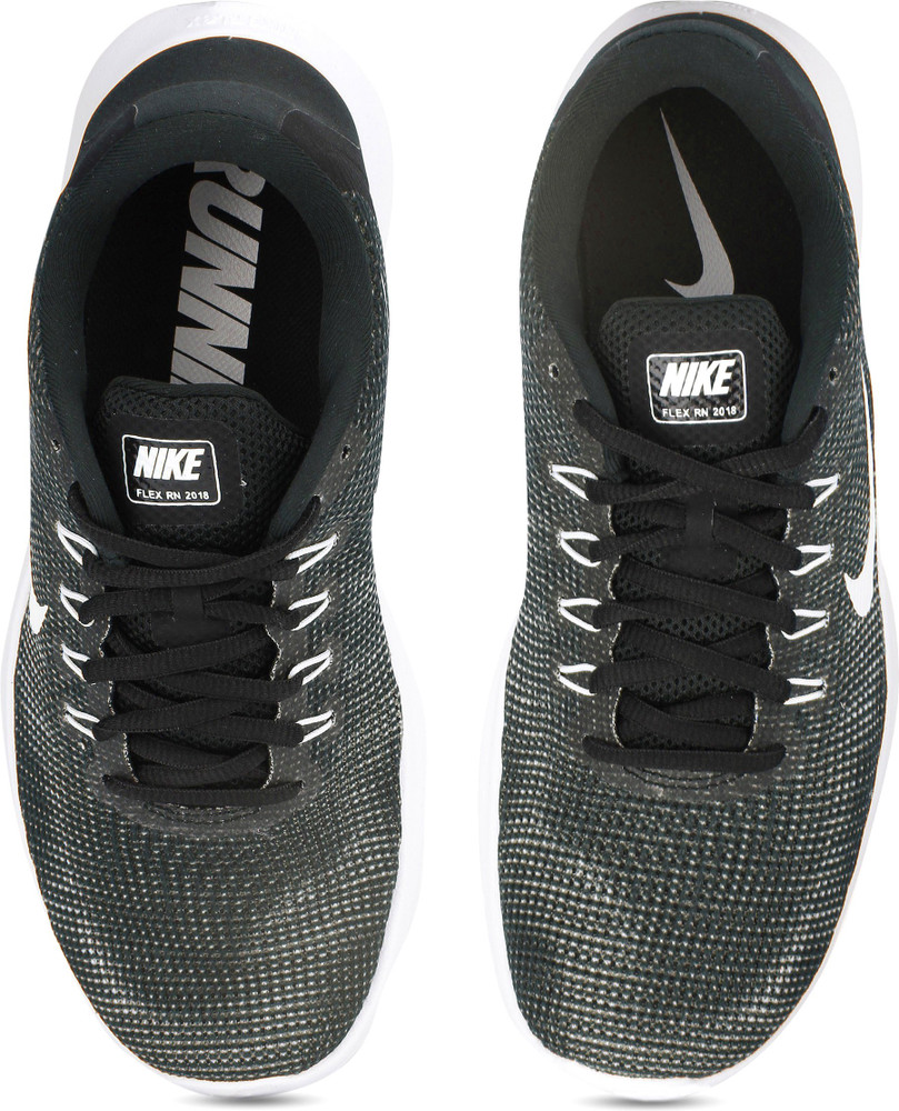 NIKE Wmns Flex 2018 Rn Running Shoes For Women Buy BLACK WHITE Color NIKE Wmns Flex 2018 Rn Running Shoes For Women Online at Best Price Shop Online for Footwears in