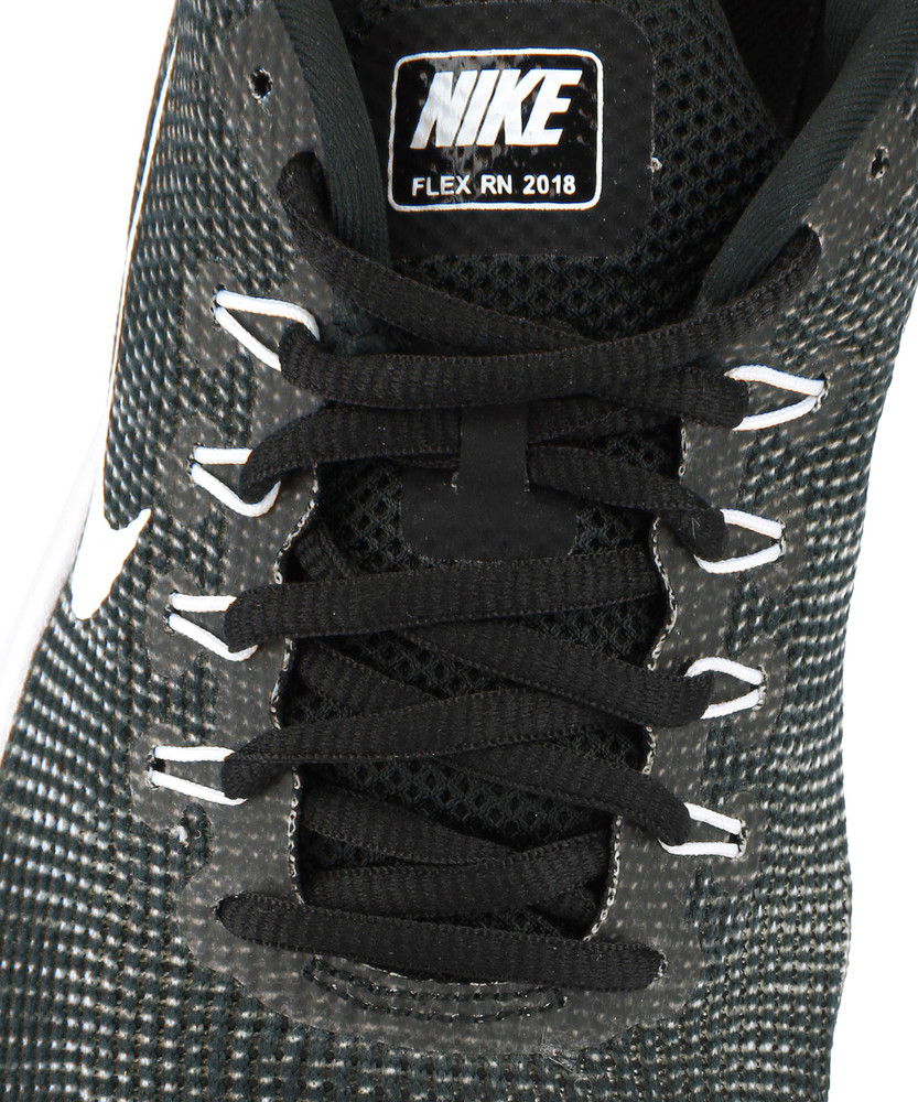 Nike flex rn 2018 black white 2025