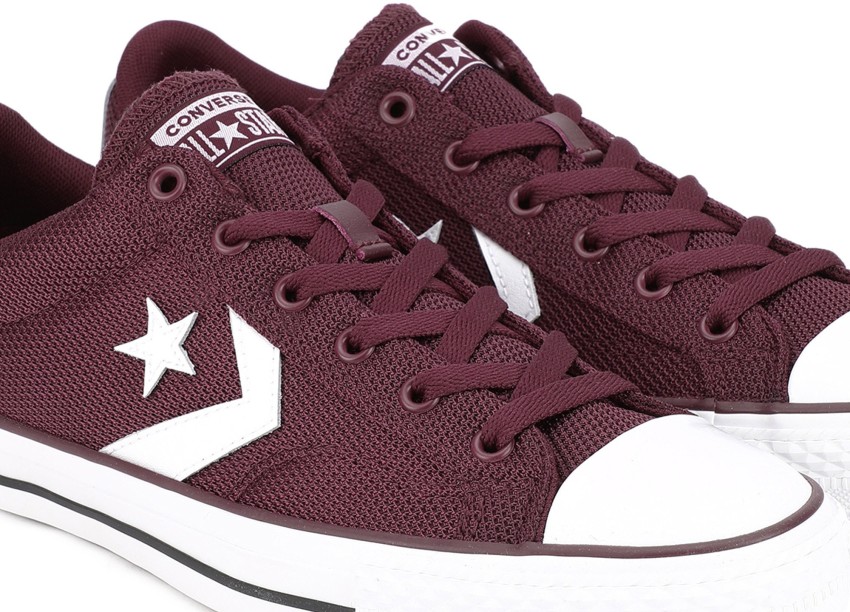 Converse star 2025 player burgundy