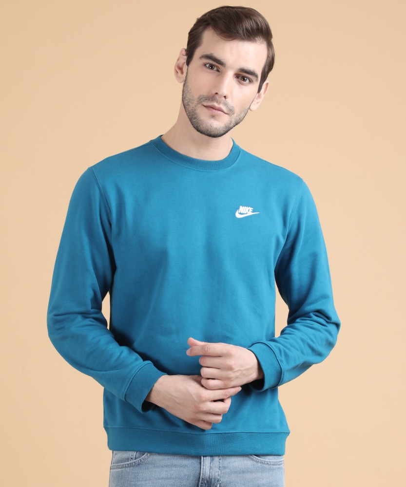 Nike full sleeve solid men's sweatshirt best sale