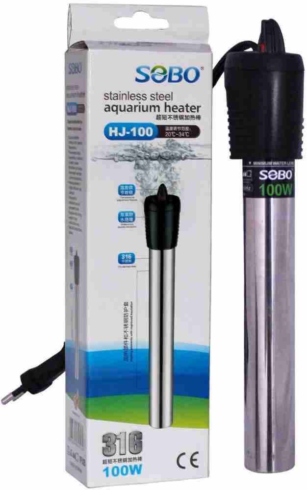 Silkwish Aquarium Heater 100W 120L Thermostat Adjustable Heating