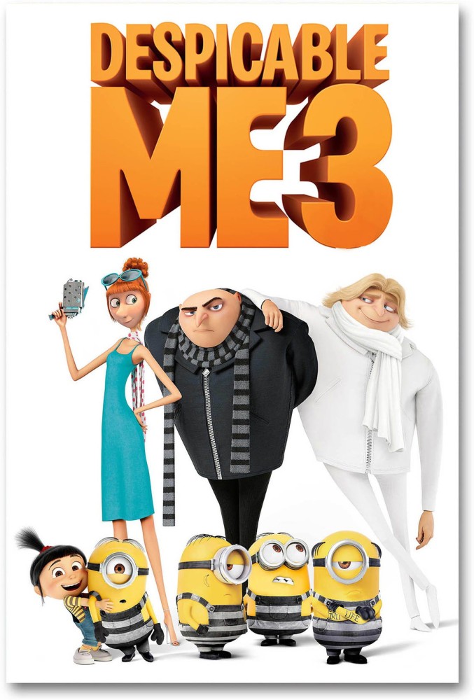 Hollywood Movie Wall Poster Despicable Me 3 Felonious Gru