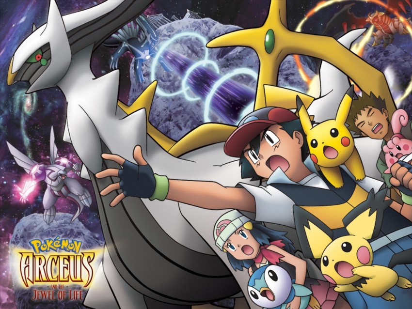 Arceus and the jewel of life =movie 12 Pokemon.