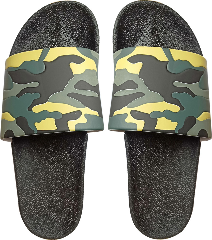 Boys army slippers store