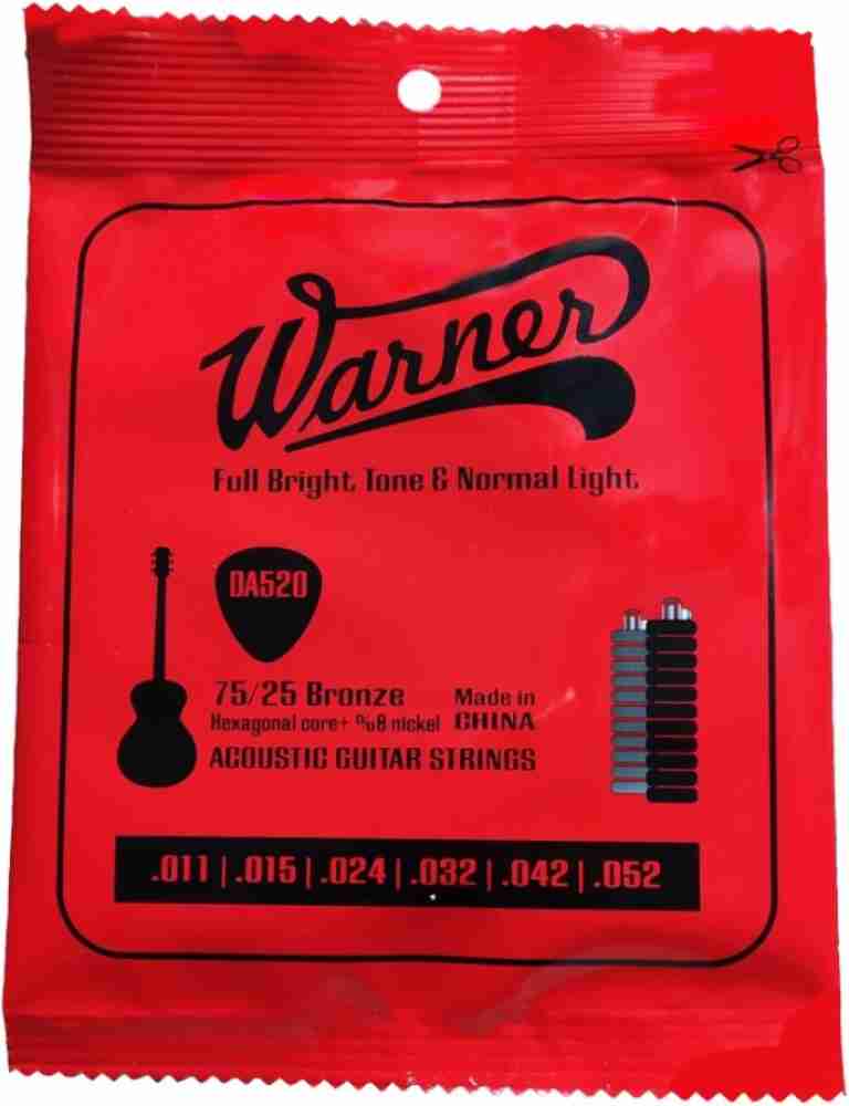 Warner Acoustic 75 25 Bronze DA520 Guitar String