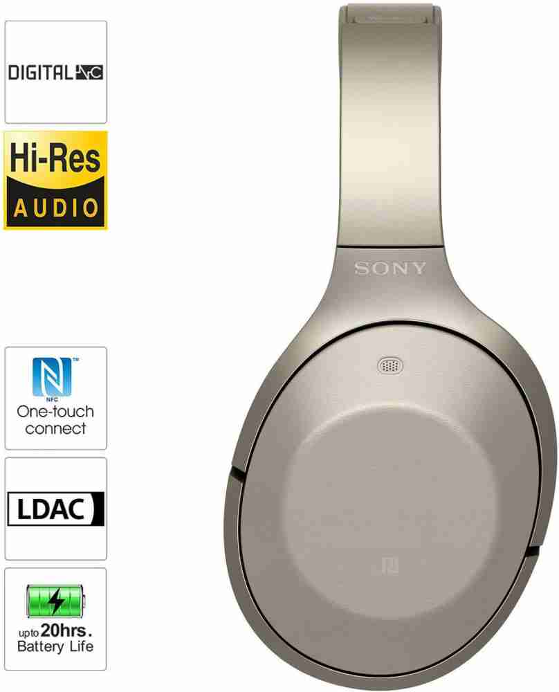 Sony MDR-1000X Noise Cancelling Bluetooth Headphones Wireless - White