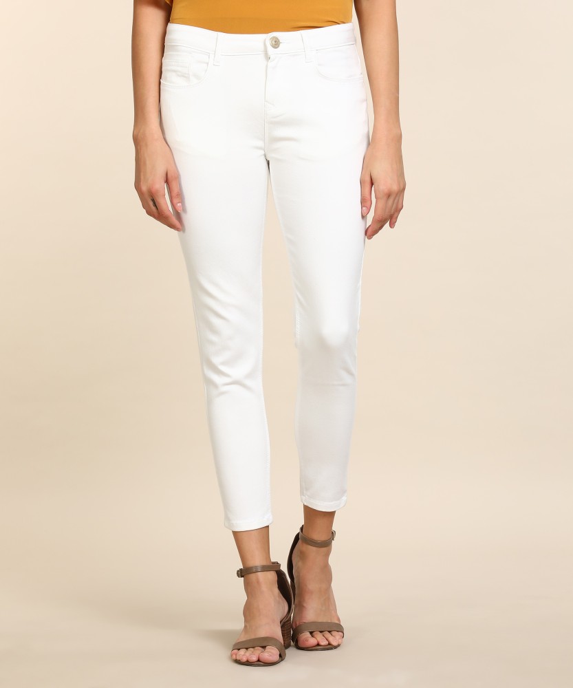 Buy JEALOUS 21 White Fit Ankle Length Denim Womens Jeggings