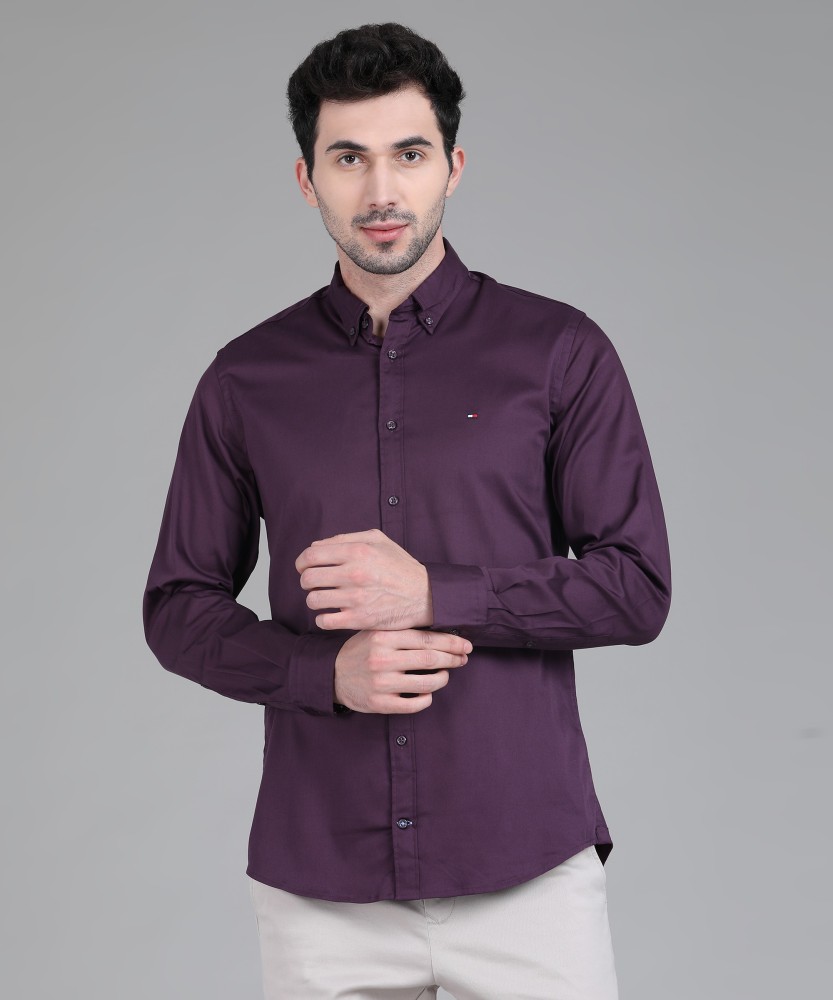 Purple tommy 2024 hilfiger shirt