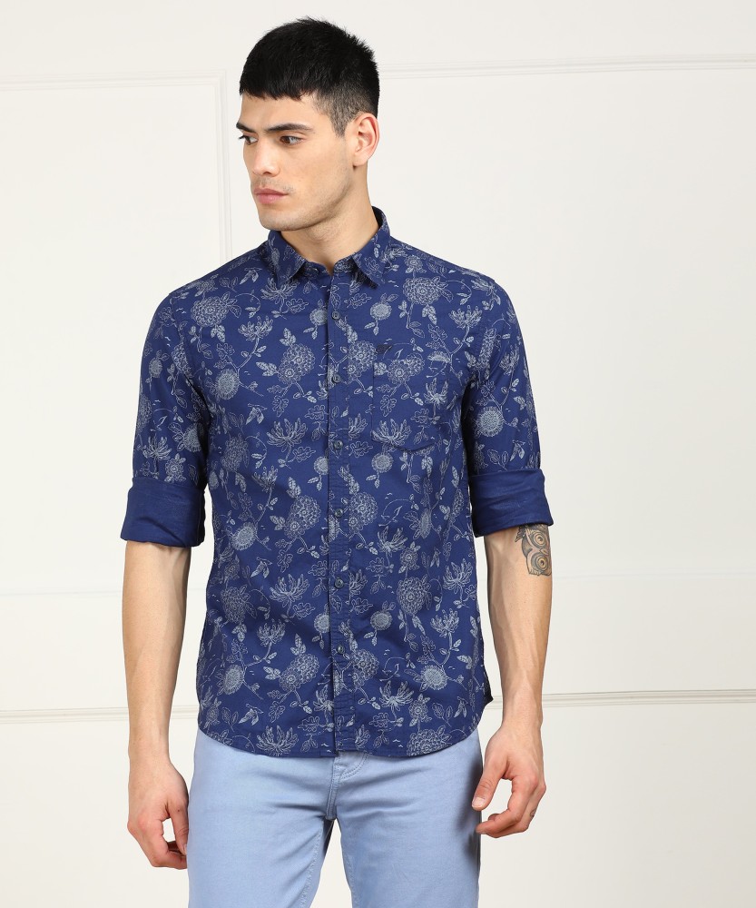 ED HARDY Men Printed Casual Blue Shirt Buy ED HARDY Men Printed Casual Blue Shirt Online at Best Prices in India Flipkart