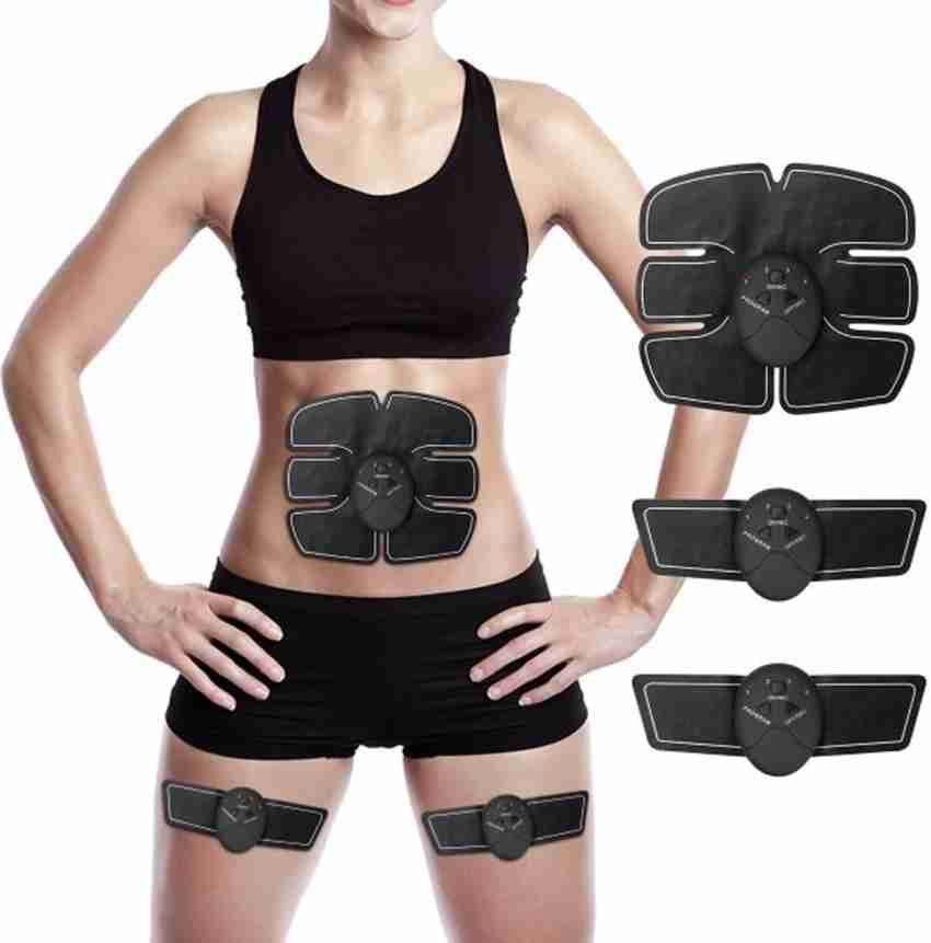 Electric Fitness Vibration Belt Remote Control EMS Muscle Stimulator  Heating Warm Belly Abdominal Body Slimming Belt Weight Loss 