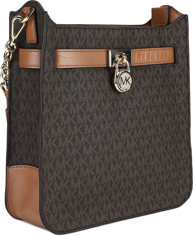 Michael kors brown top sling bag