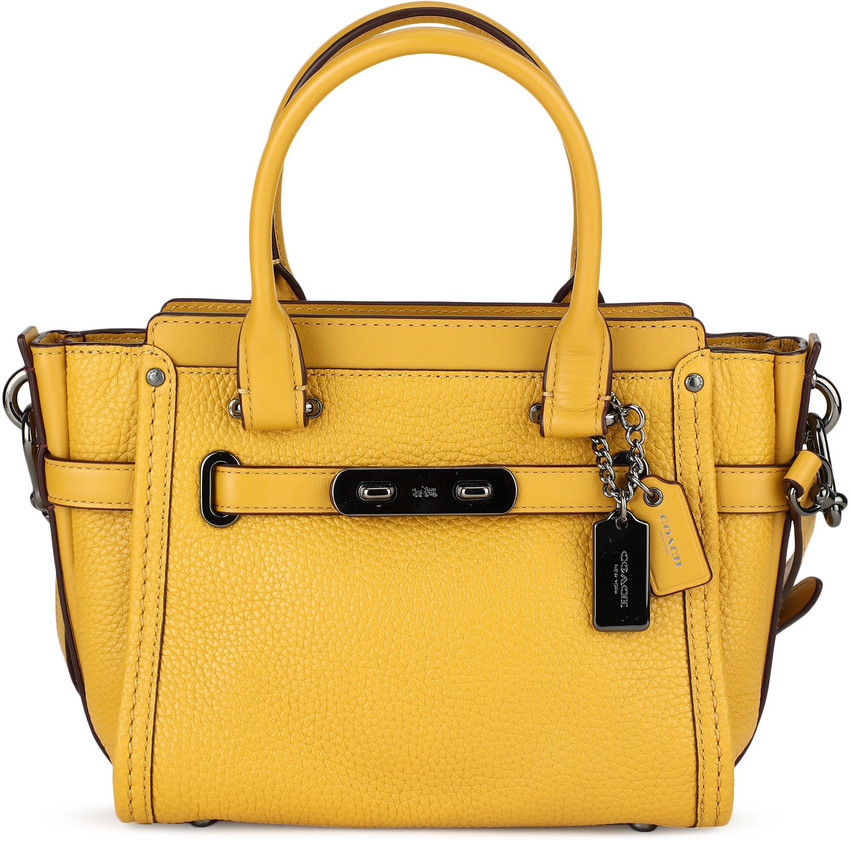 Coach yellow cheap sling bag