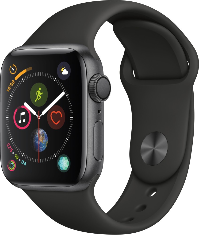 Apple Watch Series 4 4G GPS 40mm Gris 16Go Bracelet Sport Noir