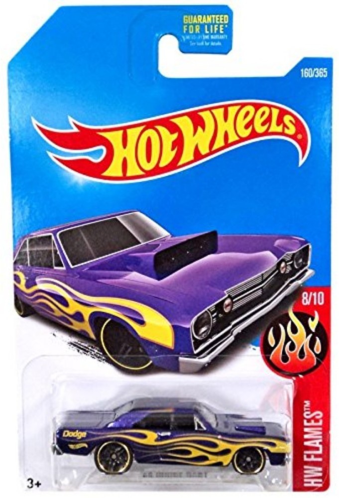 HOT WHEELS Flames 68 Dodge Dart Purple - Flames 68 Dodge Dart