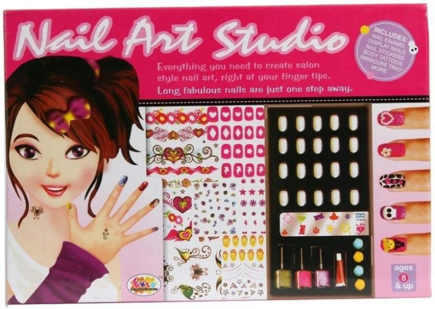 KIDZIAN Artificial Nail Art Studio- Activity Kit For Girls-Best Gift for  Girls -KIDS - Artificial Nail Art Studio- Activity Kit For Girls-Best Gift  for Girls -KIDS . shop for KIDZIAN products in