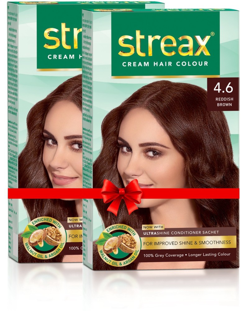 Streax Hair Color Shade 54 Walnut Brown Review  demo  streaxhaircolourhaircolor  YouTube
