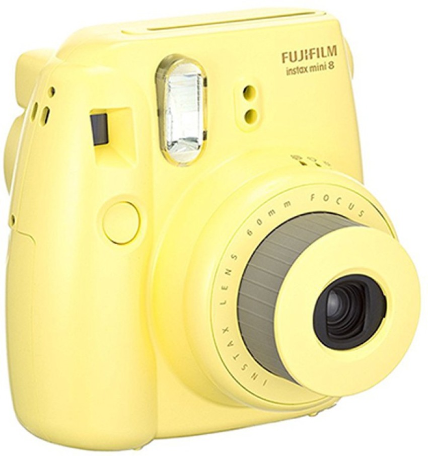 FUJIFILM instax Mini 8 Yellow ( with 10x2 film) Instant Camera