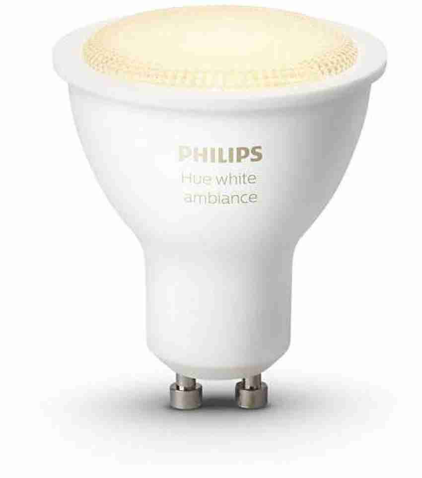 PHILIPS Hue White ambiance Single bulb GU10 Smart Bulb Price in India - Buy  PHILIPS Hue White ambiance Single bulb GU10 Smart Bulb online at