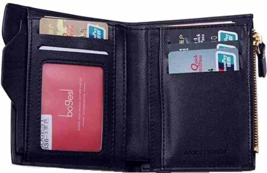 BOGESI Men Casual Blue Genuine Leather Wallet Vertical Blue Price in India Flipkart