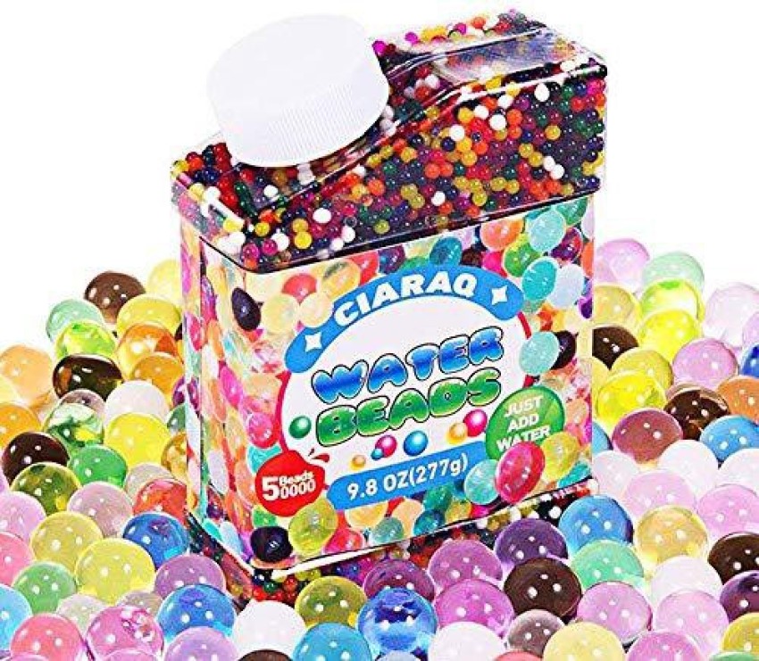 Water Beads (50000 pcs) Rainbow Mix Jelly Water Gel Beads Growing Ball –  Ciaraqstore