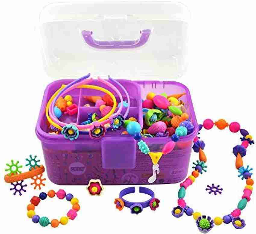 Genrc Pop Beads for 4 5 6 7 Year Old Gifts Arts and Crafts Toys