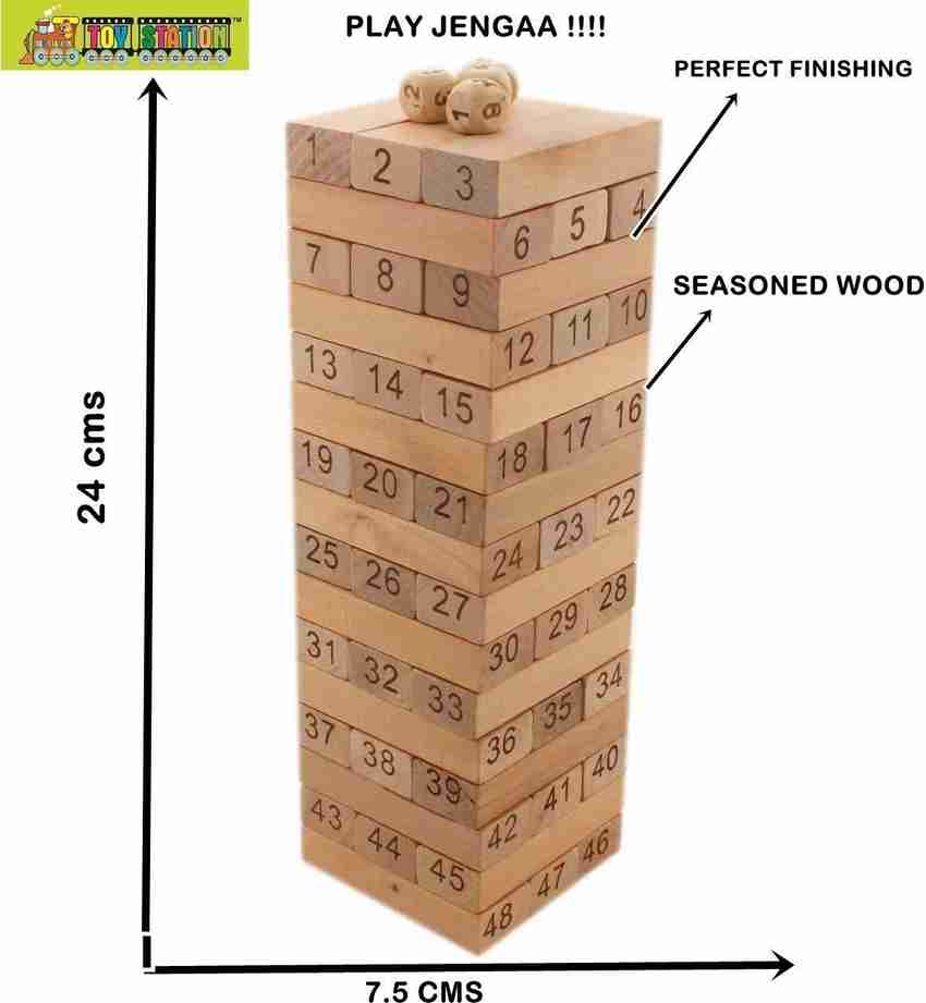 How To Play Jenga in Hindi, Wooden blocks game, Tumbling Tower