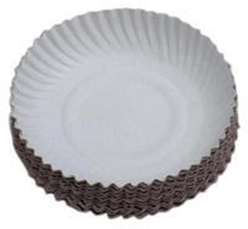 Creative Converting 50000B Paper Plate 10 Inch White 24 Pack: Disposable  Paper Plates (039938078935-2)