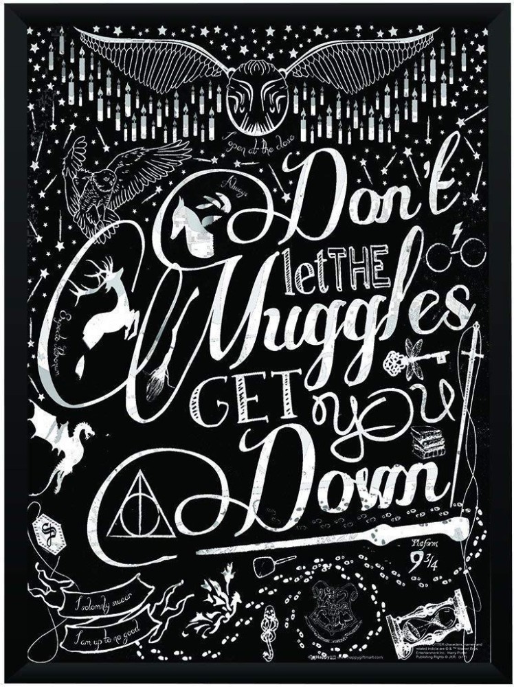 Harry Potter Muggles Quote Peel and Stick Giant Wall Decals