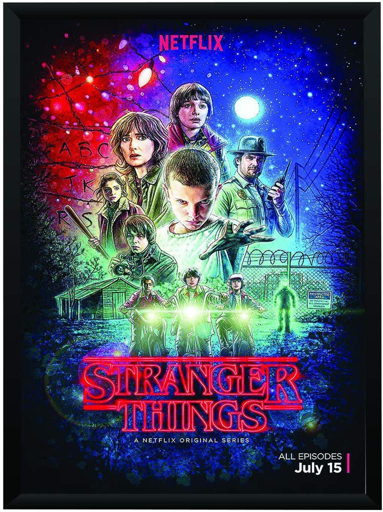 Stranger Things Season 1 Poster A4 Frame Paper Print Movies posters in India Buy art film design movie music nature and educational paintings wallpapers at Flipkart