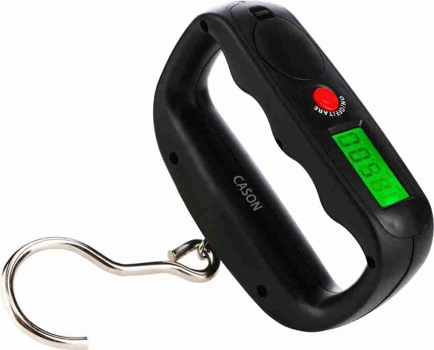 CASON 10g/50 Kg Luggage Scale Digital Portable Electronic Travel Bag Weight  Checker with Temp Hanging Weight Scale with Belt Weighing Scale Price in  India - Buy CASON 10g/50 Kg Luggage Scale Digital