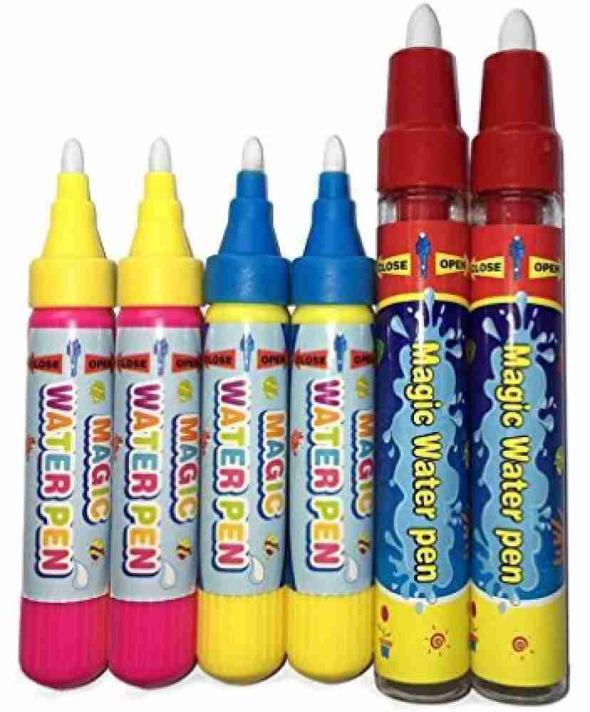 Water Doodle Pens Replacement Water Pen, Drawing Doodle Pens for Aqua Water  Doodle Mat (Pack of 6)