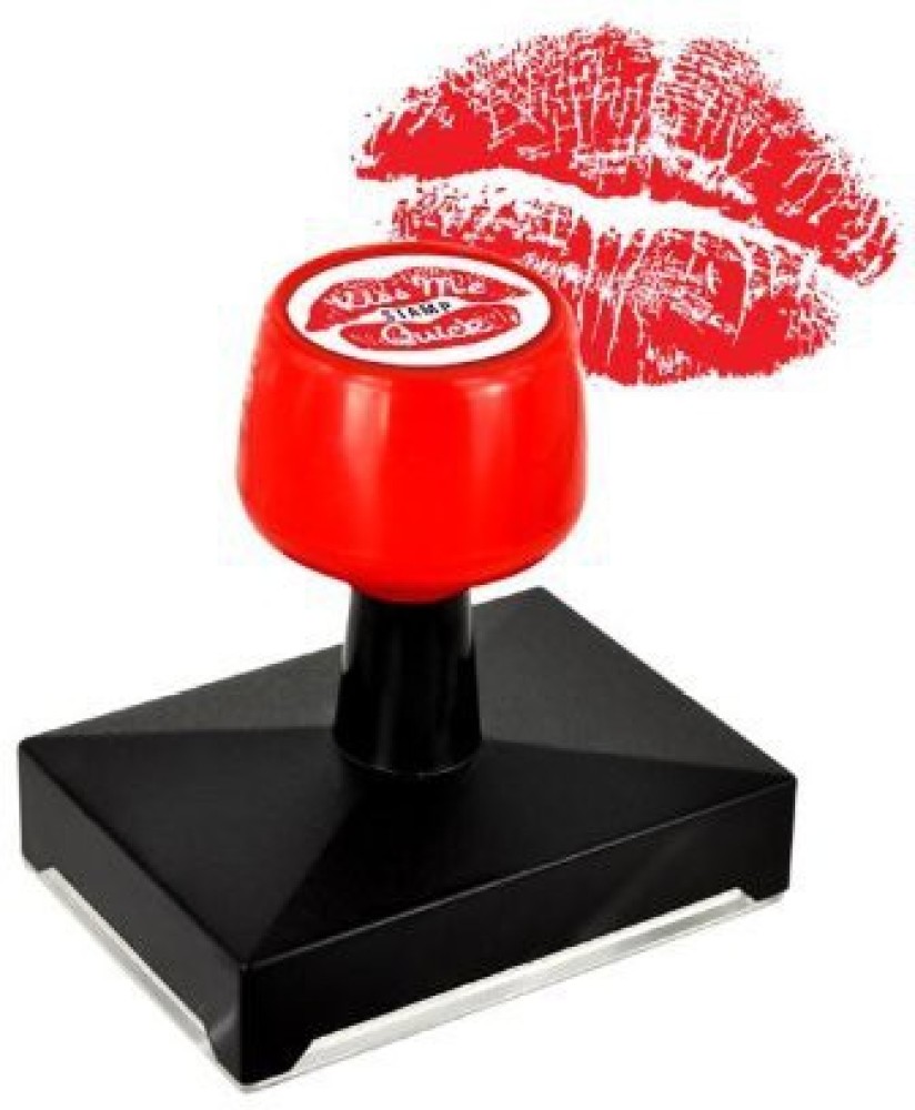 Mustard And Co Lipstick Kiss Rubber Stamp Lipstick Kiss Rubber