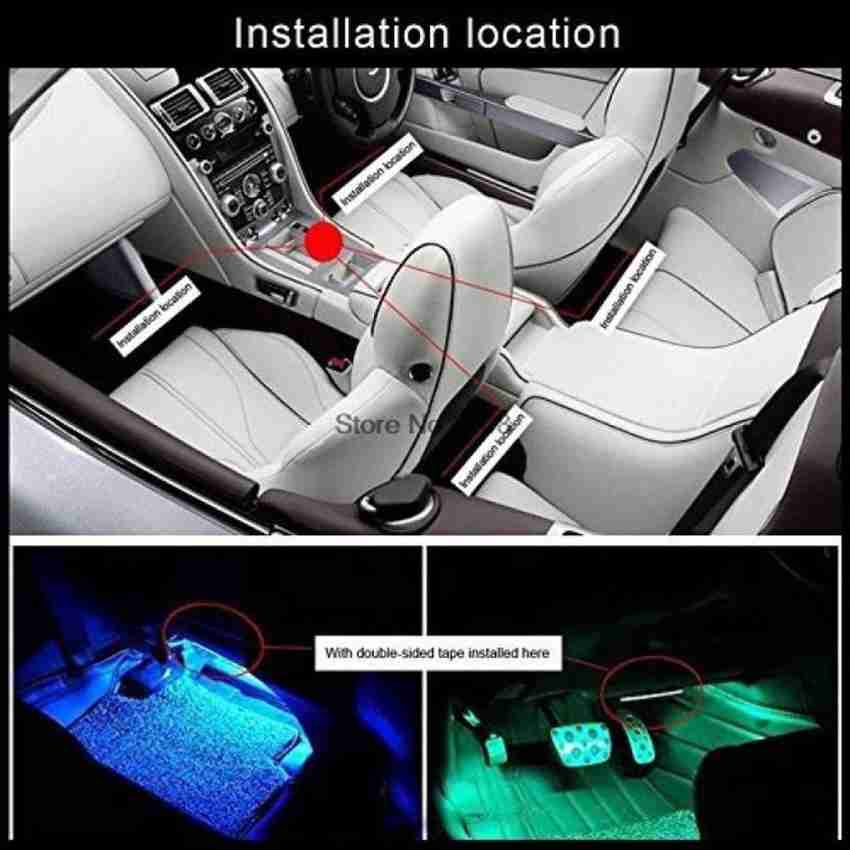AutoBizarre 12 LED Multicolor Music Controlled Sound Activated Car