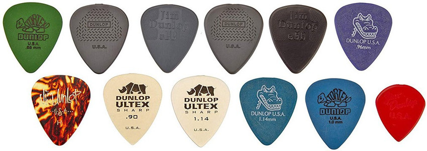 50 Pcs Dunlop Guitar Picks Electric Guitar Pick Part Accessories 6