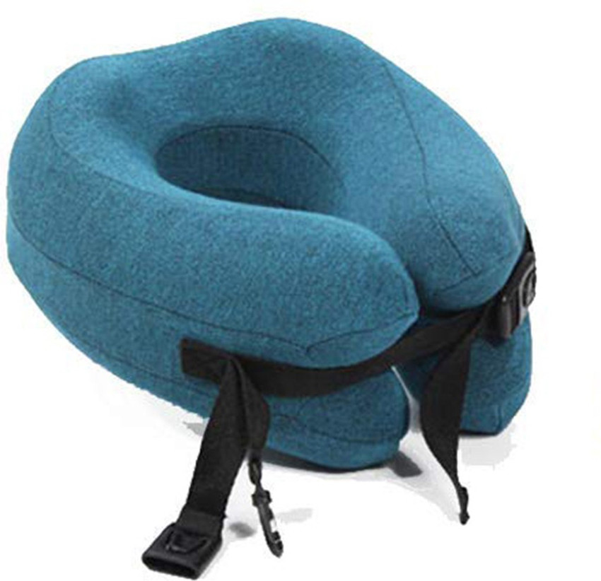 Collapsible store neck pillow