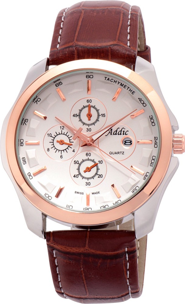 Addic analogue outlet white dial