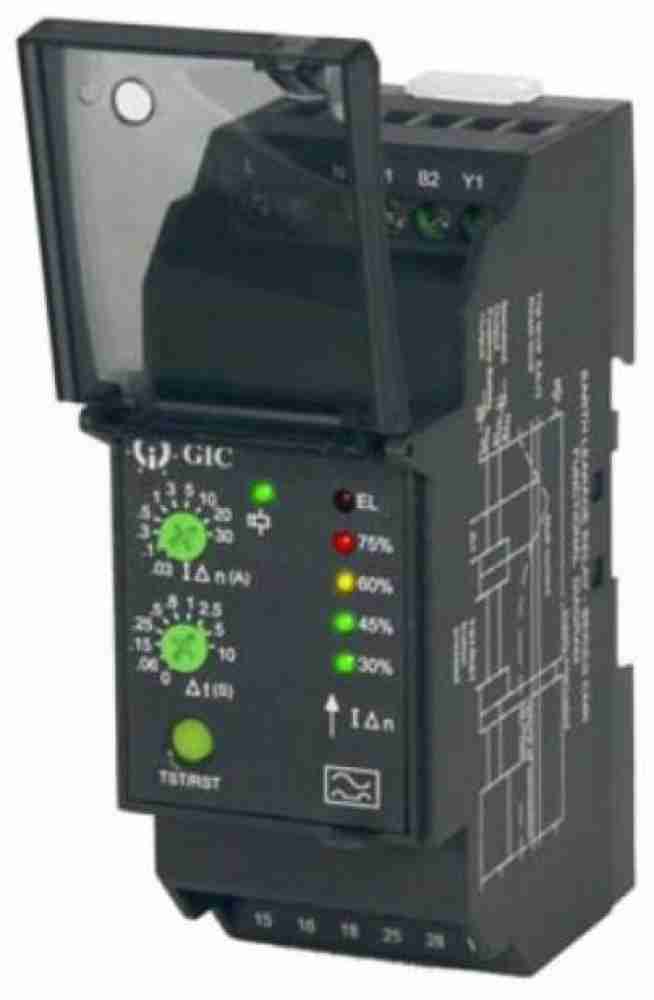 LARSEN AND TOUBRO GIC Make Earth Leakage Relay 220 415VAC 30mA 30A