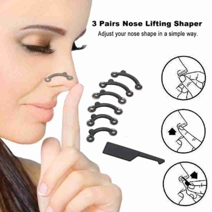 6pcs/set Beauty Nose Up Lifting Bridge Shaper Nose Clip Nose