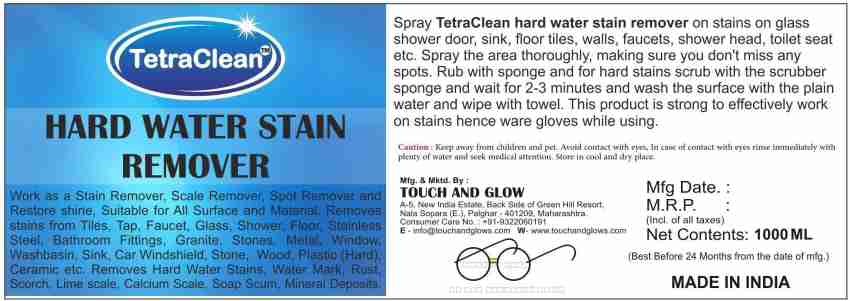 TetraClean Multipurpose Hard Water Stain Remover(1000 ml) Stain Remover  Price in India - Buy TetraClean Multipurpose Hard Water Stain Remover(1000  ml) Stain Remover online at