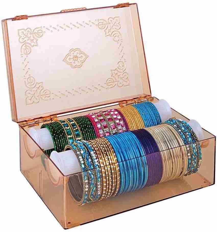 SND 2 Roll Plastic Bangle Box Jwellery Box Vanity Bangle Box