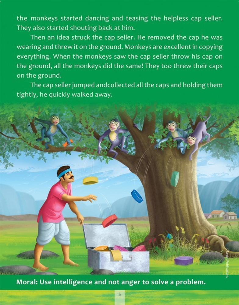 The cap seller and the monkey story in marathi store