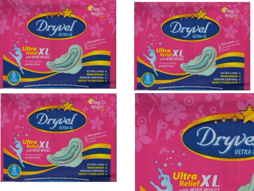 Buy Dryvel Sanitary Napkins, Ultra-XXL, Rash Free & Toxin Free