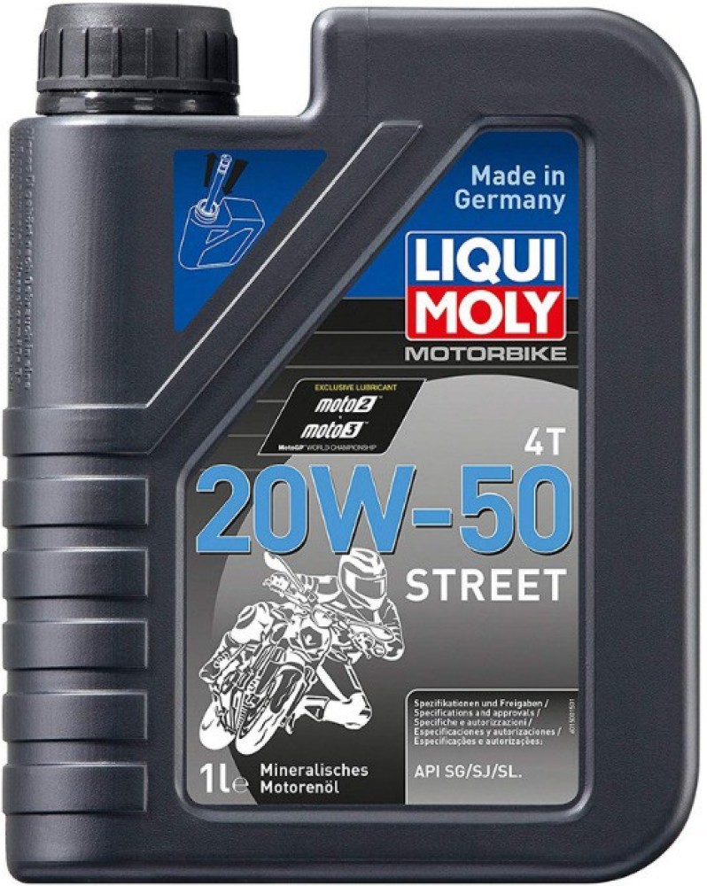 Liqui Moly 4T 20W50 Street 1500 Synthetic Blend Engine Oil Price in India -  Buy Liqui Moly 4T 20W50 Street 1500 Synthetic Blend Engine Oil online at