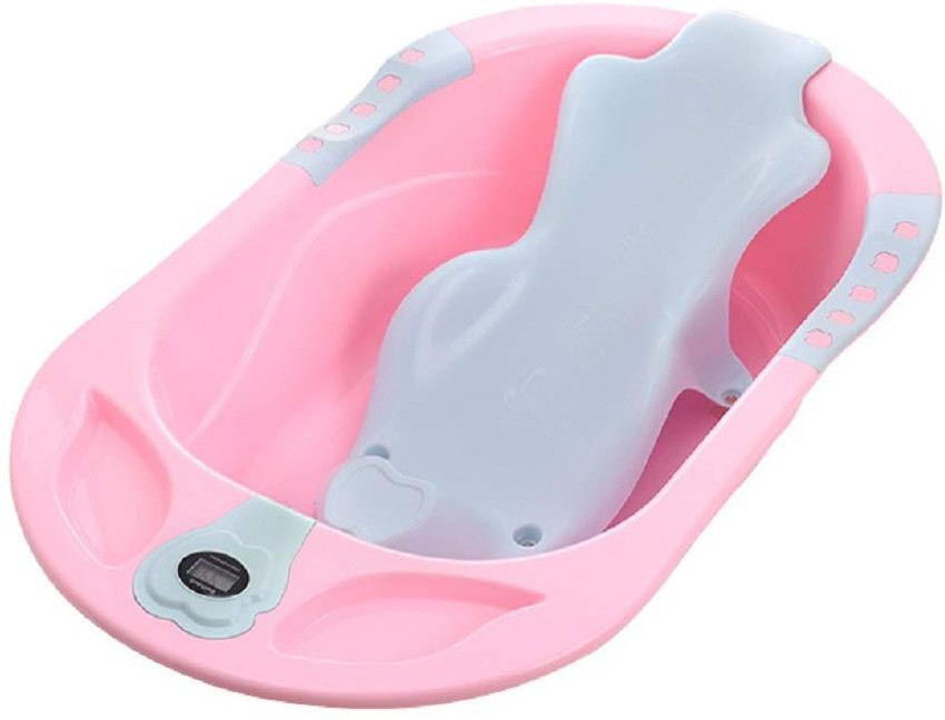 SYGA Baby Bathtub Newborn Flexibath Bathtub with Temperature