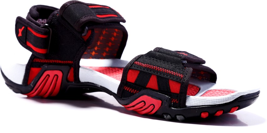 Sparx Sparx Men SS 428 Black Red Floater Sandals Men Grey Black Red Sports Sandals